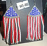 Beautiful hand-made earrings