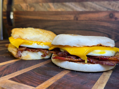 Hebo breakfast hot sandwiches