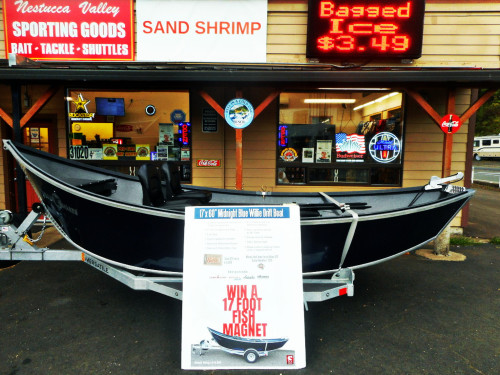 Hebo Sports Shop Drift boat fishing contest prize